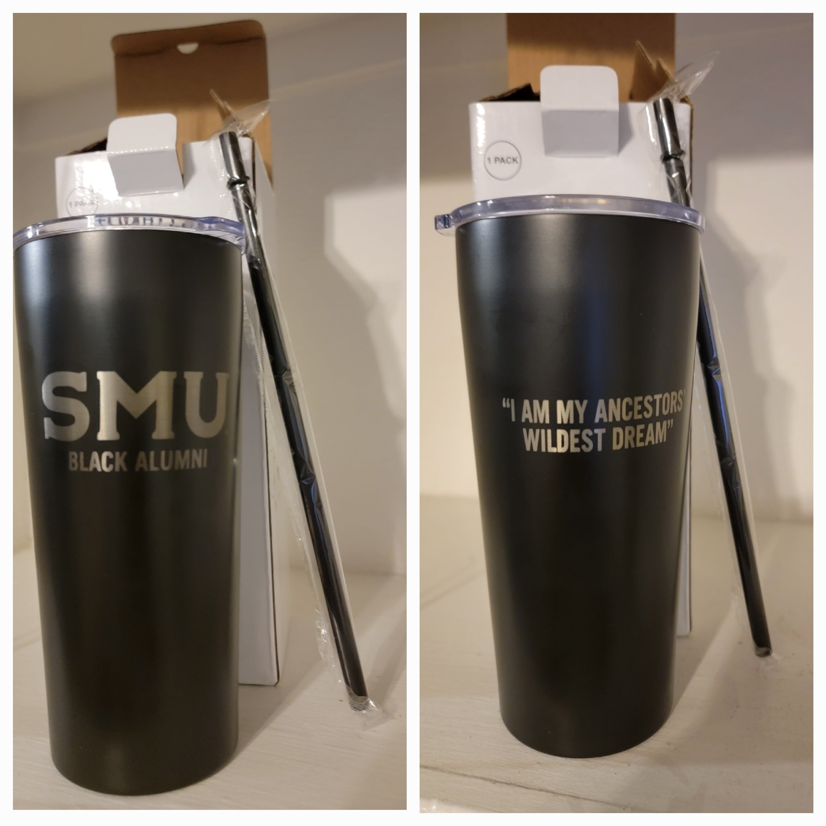 SMUBA Black Tumbler